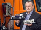 Radek Bukovský, spolumajitel firmy Abrex vyrábějící modely aut.