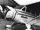 Detail p�edn� ��sti Ba�ova Stinsonu na leti�ti Praha-Kbely v roce 1935