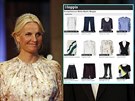 Norská princezna Mette-Marit prodává své obleení na internetu.