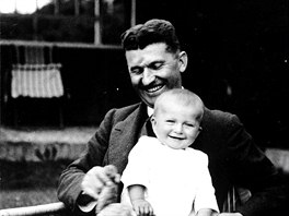 Tomáš Baťa junior se svým otcem.