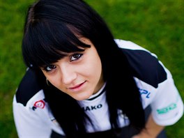 Fanynka Radka Ondrkov vyhrla titul Miss Internet FC Hradec Krlov.