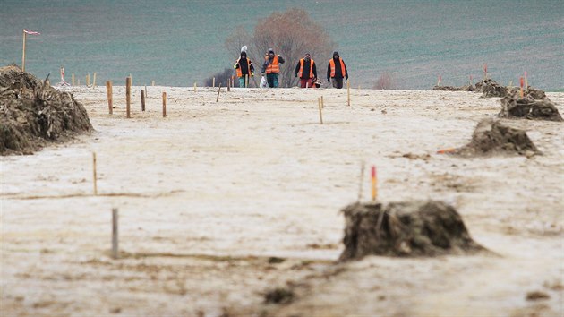 Archeologick nalezit u Kyic, kde se stav eleznin koridor mezi Plzn a Ejpovicemi.