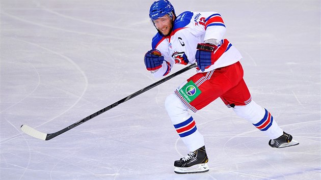Jií Novotný, kapitán hokejist Lva Praha.