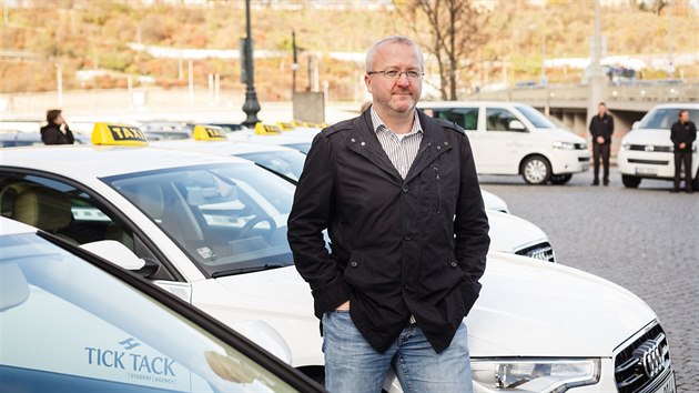Radim Jančura, zakladatel a vlastník Student Agency, představil projekt pražské taxislužby Tick Tack, do které vstoupil a kterou chce konkurovat zavedeným pražským taxi společnostem.