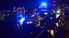 Na Rudné ulici v Ostrav se bhem dvou hodin stalo osm nehod. (24. listopadu