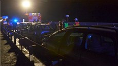 Na Rudné ulici v Ostravě se během dvou hodin stalo osm nehod. (24. listopadu