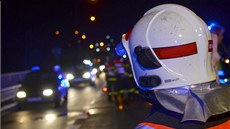 Na Rudné ulici v Ostravě se během dvou hodin stalo osm nehod. (24. listopadu