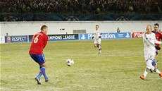 PRVNÍ GÓL. Díky této stele Arjena Robbena el Bayern Mnichov proti CSKA Moskva