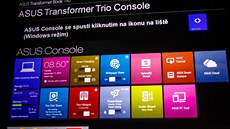 Speciální aplikace Asusu pro práci s notebookem Transformer Book Trio.