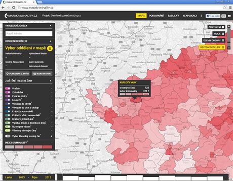 V map kriminality si kad snadno najde, jak je na tom s trestnmi iny prv