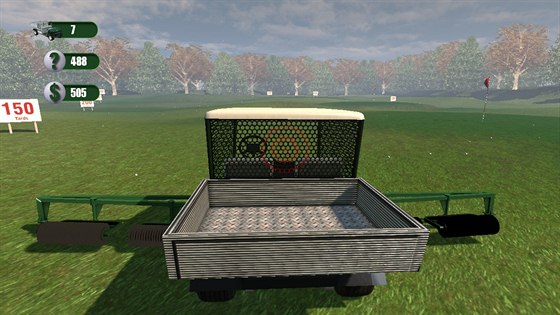 Driving Range Golf Ball Picker-Upper Cart Simulator 2013