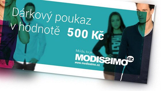 Mete vyhrát poukaz na nákup zboí na www.modissimo.cz