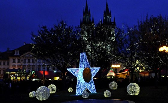 Dekorace na Staromstském námstí