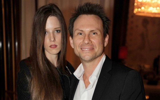 Brittany Lopezová a Christian Slater (21. ledna 2013)