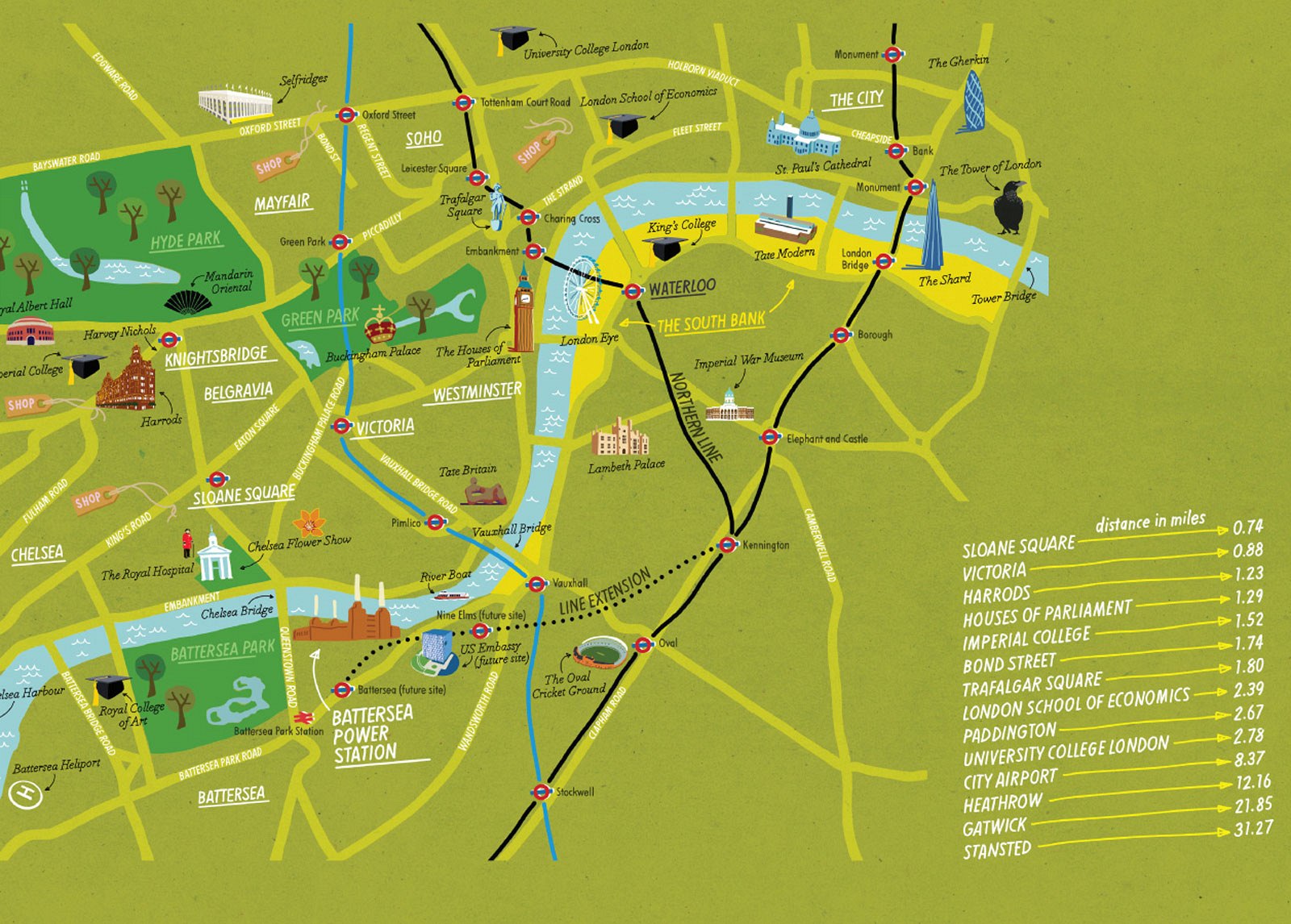 mapa centra londýna Fotogalerie: Mapa centra Londýna s elektrárnou Battersea Power Station mapa centra londýna