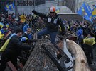 Na protivládní demonstraci v centru Kyjeva se sely statisíce lidí. Akci...