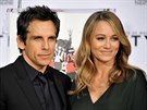 Ben Stiller a jeho manelka Christine Taylorová (3. prosince 2013)