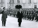 Václav Havel krátce po svém zvolení eskoslovenským prezidentem 29. prosince...