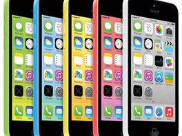 Na pátém míst se umístil Apple iPhone 5c. Pístroj je k dispozici v ad...