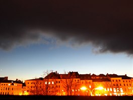 Temné mraky nad centrem Jihlavy snení na Martina nepinesly.