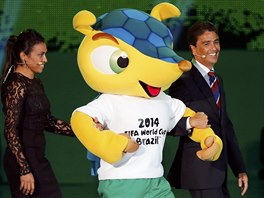 MASKOT. Fuleco je pásovec típásý, o nm u si v Brazílii mysleli, e vyhynul.