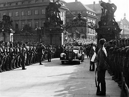 Příjezd Edvarda Beneše na Pražský hrad, 16. května 1945