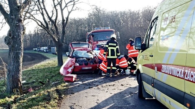 Smrtelná dopravní nehoda u Břežan na Znojemsku