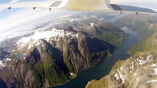 Jih ledovce Svartisen a Tjongský fjord