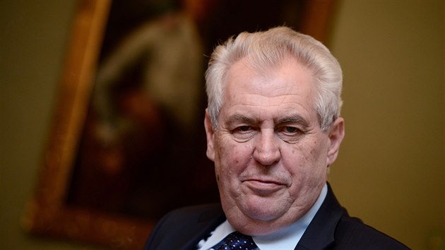 Prezident Milo� Zeman poskytl 5. prosince v Praze exkluzivn� rozhovor �TK.