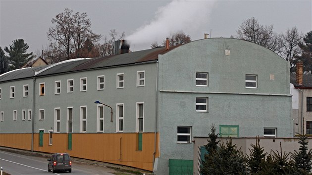 Sídlo firmy Mráz Agro CZ v Červené Řečici, na jejíž fungování si lidé kvůli zápachu stěžují.