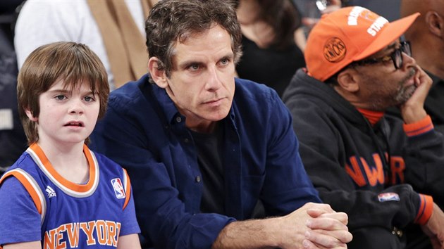 Ben Stiller se synem (1. prosince 2013)