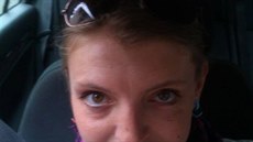 Lenka Pavelkov ped nehodou.