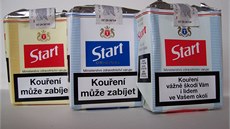 Cigarety znaky Start. Zanedlouho budou nahrazeny znakou Chesterfield, zatím