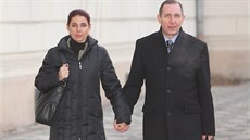Kateřina Pancová a Petr Kott přišli v úterý k soudu ruku v ruce, poprvé od...