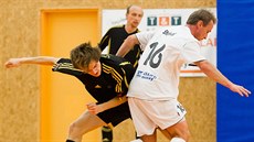 Momentka z futsalového duelu Hradec Králové - Vysoké Mýto