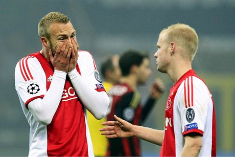 Fotbalisté Ajaxu Amsterdam jsou zlamaní z toho, e v Lize mistr nepostoupili