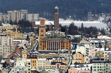 Pedlaný interiér získá jablonecká radnice v pítím roce. Stavba architekta...