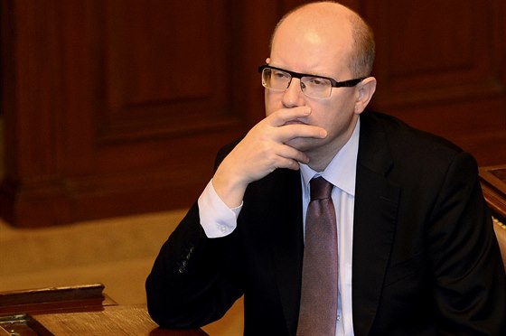 Předseda ČSSD Bohuslav Sobotka 19. prosince na jednání Sněmovny o státním...