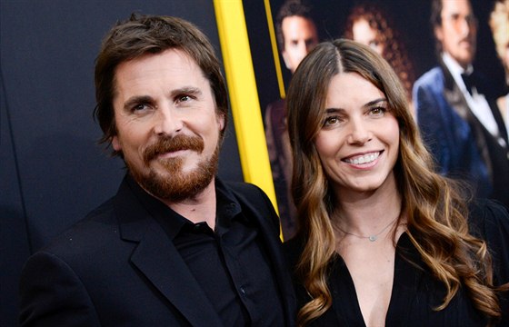 Christian Bale a jeho manelka Sibi Blazicová (8. prosince 2013)