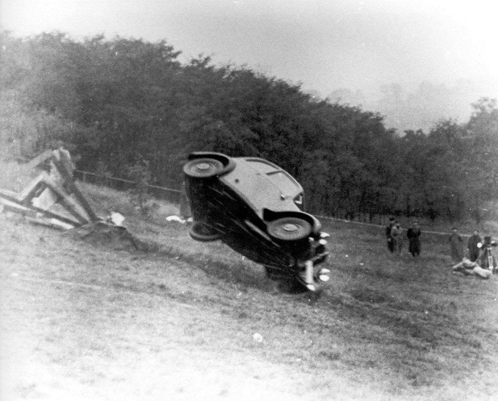 První crashtest s automobilem Audi provedla in�enýrská spole�nost DKW p�ed 75...
