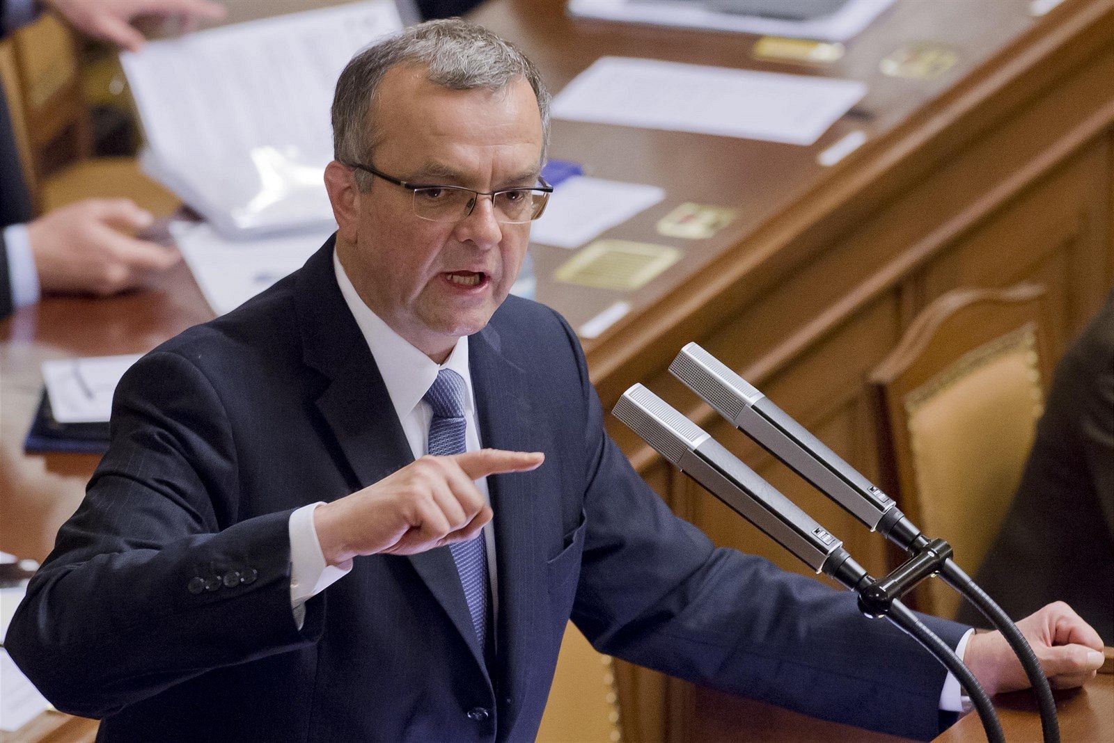 Chystá se nejvy��í zvý�ení p�ímých daní od roku 1993, kritizoval Miroslav Kalousek z TOP 09 návrh, který p�ipravilo ministerstvo financí.
