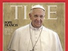 Pape Frantiek na obálce asopisu Time, který ho vyhlásil osobností roku 2013.