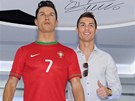 DVOJNÍK. Portugalský fotbalista Cristiano Ronaldo otevel ve Funchalu na
