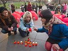 Úastníci pochodu vzpomnli také na dívky, které zachránilo neskutené tstí -...