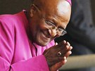 Bývalý arcibiskup jihoafrického Kapského Msta Desmond Tutu na vzpomínkové akci