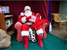 Santa v kleci