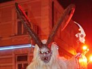 Centrum Kaplice se zm�nilo peklo, ve kter�m ��dili rohat� krampusov�.