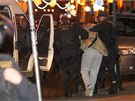Nkolik fanouk CSKA Moskva zajistila v úterý veer policie v centru Plzn