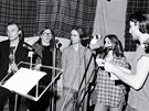 DG 307 pi nahrávání programu Dar stínum, byt u Jonák 1979