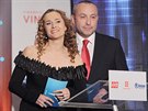 MODERÁTOI. Vyhláením ankety Sportovec roku 2013 provázeli Lucie Výborná a Jan...